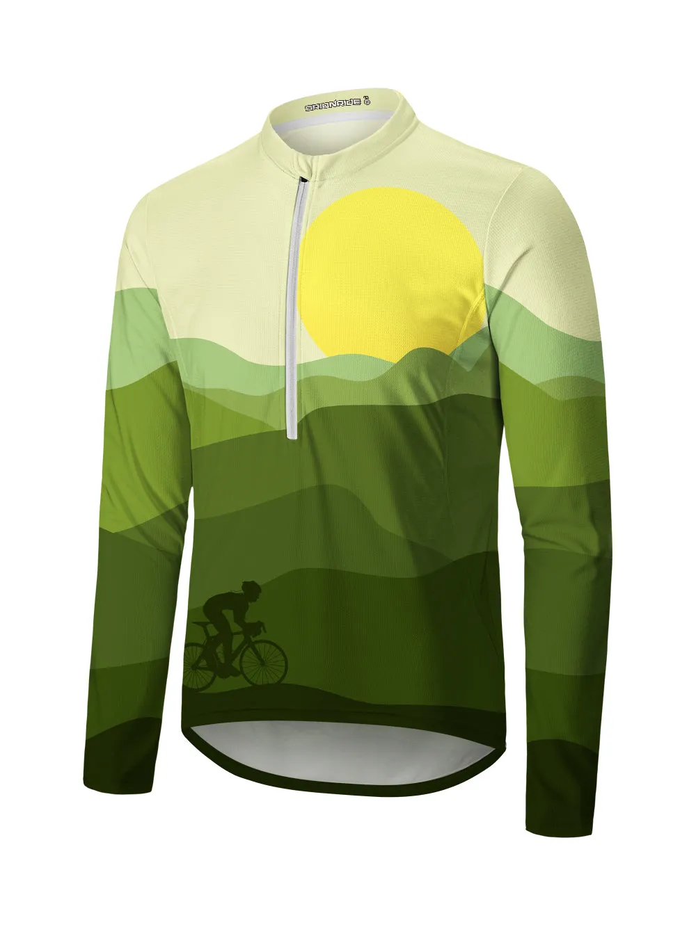 Orionride Lonely Journey Long Sleeve Half Zipper Mountain Bike Jersey sold by Orionride
