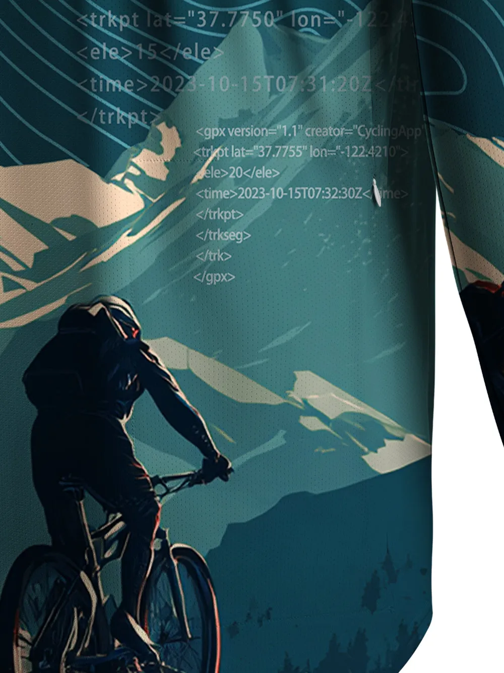 Orionride Travel Together Men's Stretchy Breathable Long Sleeve Gravel Shirt sold by Orionride product image thumbnail 5