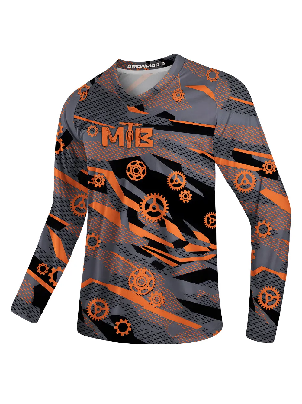 Orionride Burning Gears Long Sleeve Downhill Jersey sold by Orionride