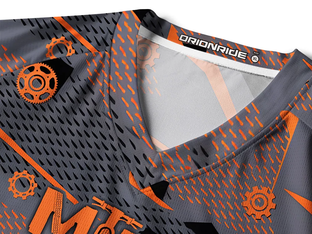 Orionride Burning Gears Long Sleeve Downhill Jersey sold by Orionride product image thumbnail 4