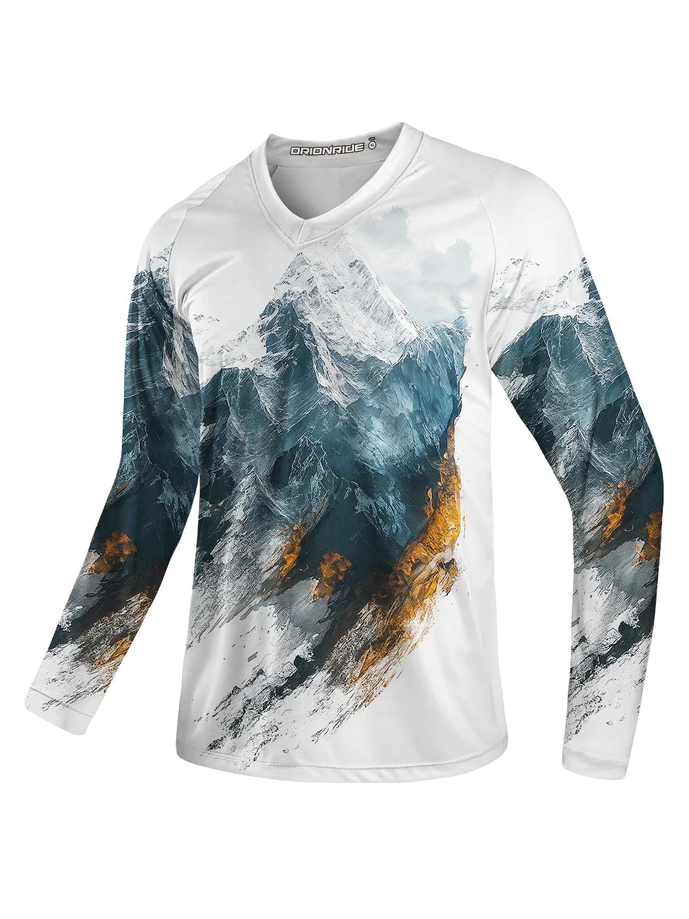 Orionride Snow Mountain Memories Long Sleeve Downhill Jersey sold by Orionride