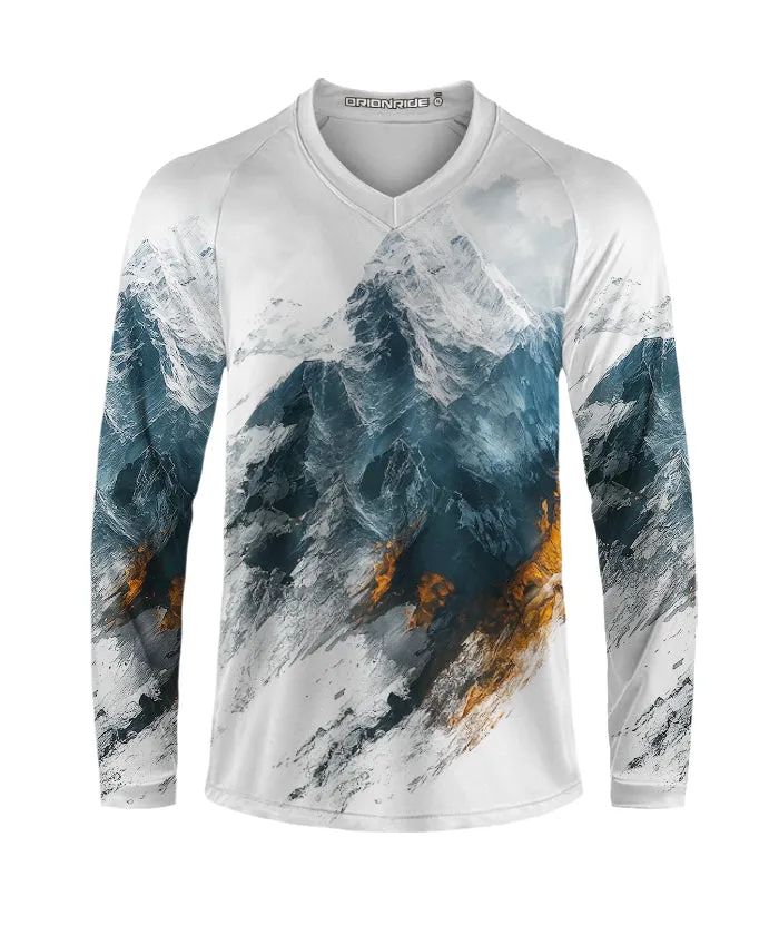Orionride Snow Mountain Memories Long Sleeve Downhill Jersey sold by Orionride product image thumbnail 2