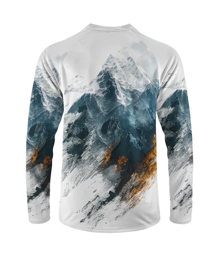 Orionride Snow Mountain Memories Long Sleeve Downhill Jersey sold by Orionride product image thumbnail 3