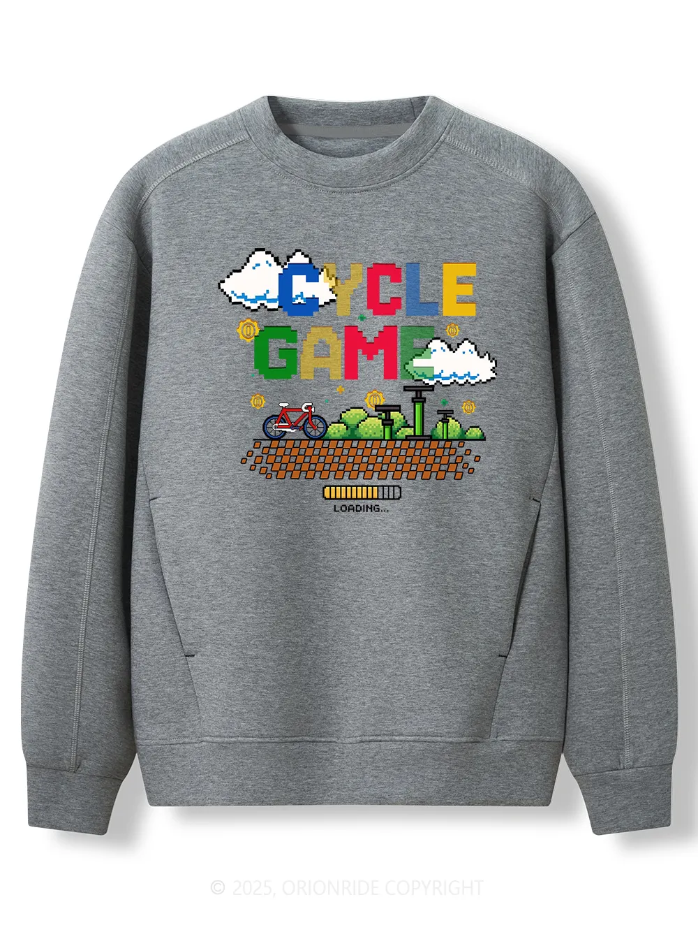 Orionride Cycle Game Women's Long Sleeve Bike Sweatshirt sold by Orionride product image thumbnail 2