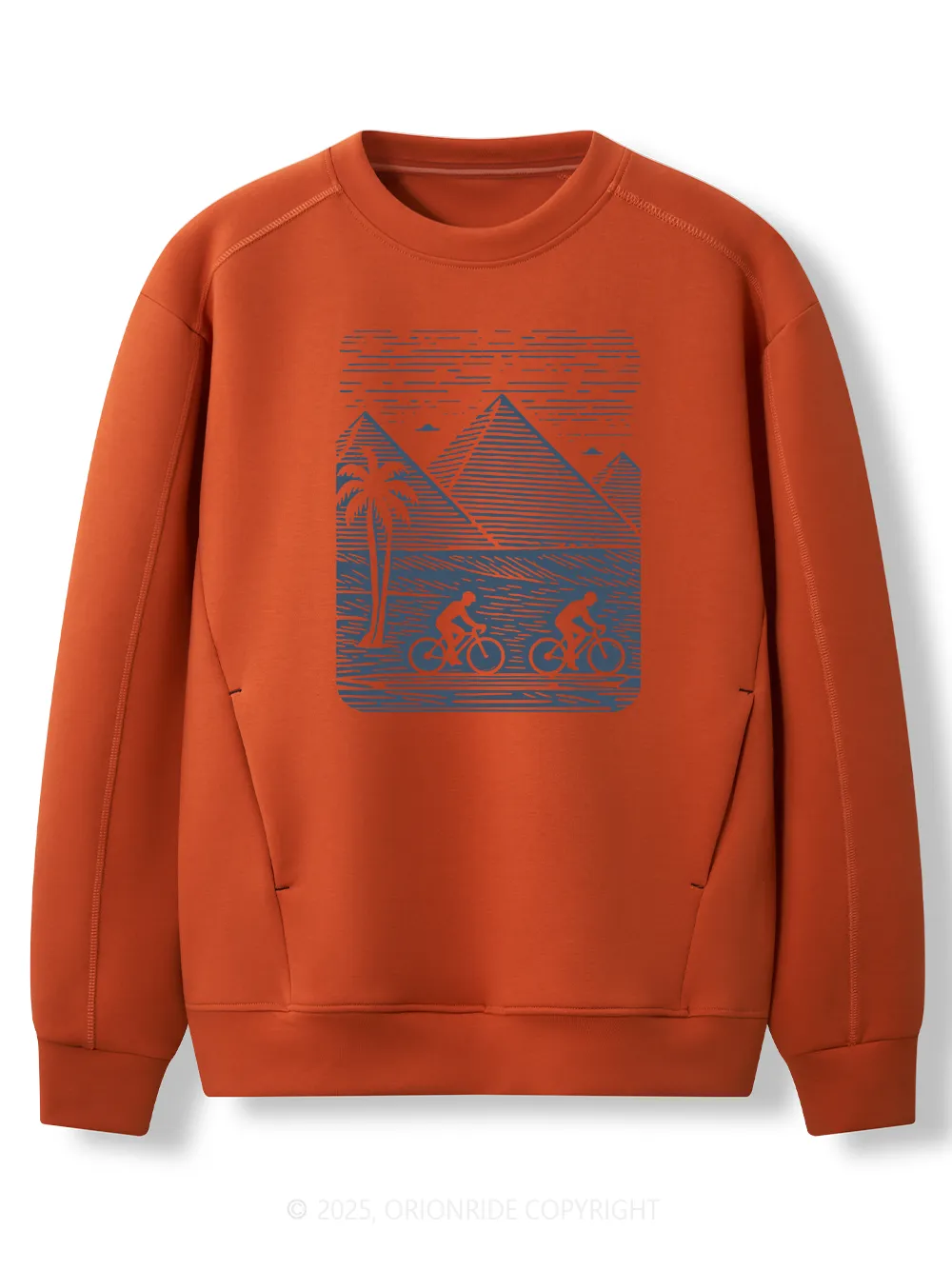 Orionride Pyramid Tour Women's Long Sleeve Bike Sweatshirt sold by Orionride product image thumbnail 3