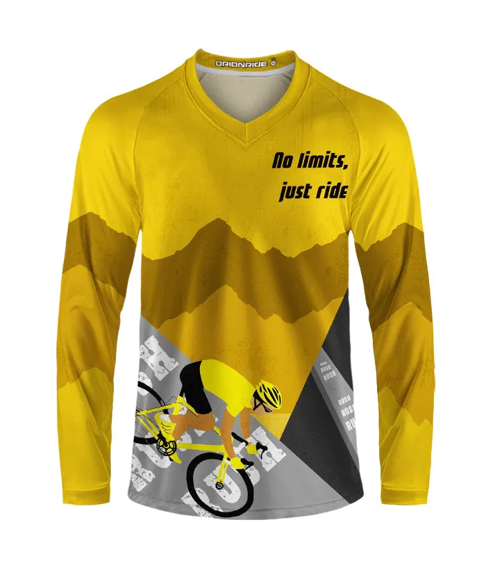 Orionride No Limits Just Ride Long Sleeve Downhill Jersey sold by Orionride product image thumbnail 2