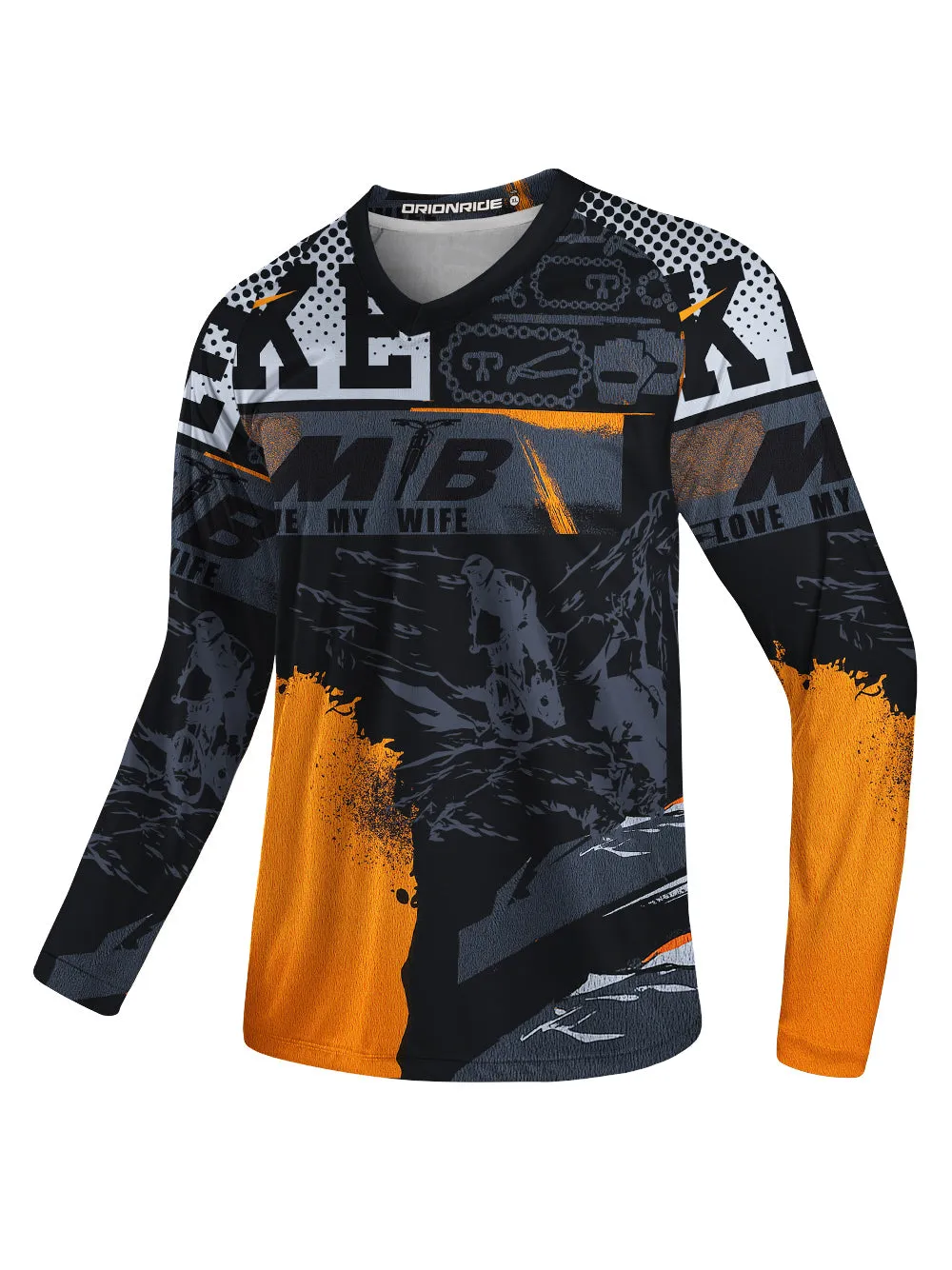 Orionride Determination To Ride Long Sleeve Downhill Jersey sold by Orionride