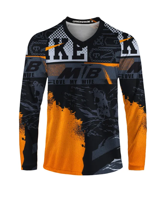 Orionride Determination To Ride Long Sleeve Downhill Jersey sold by Orionride product image thumbnail 3