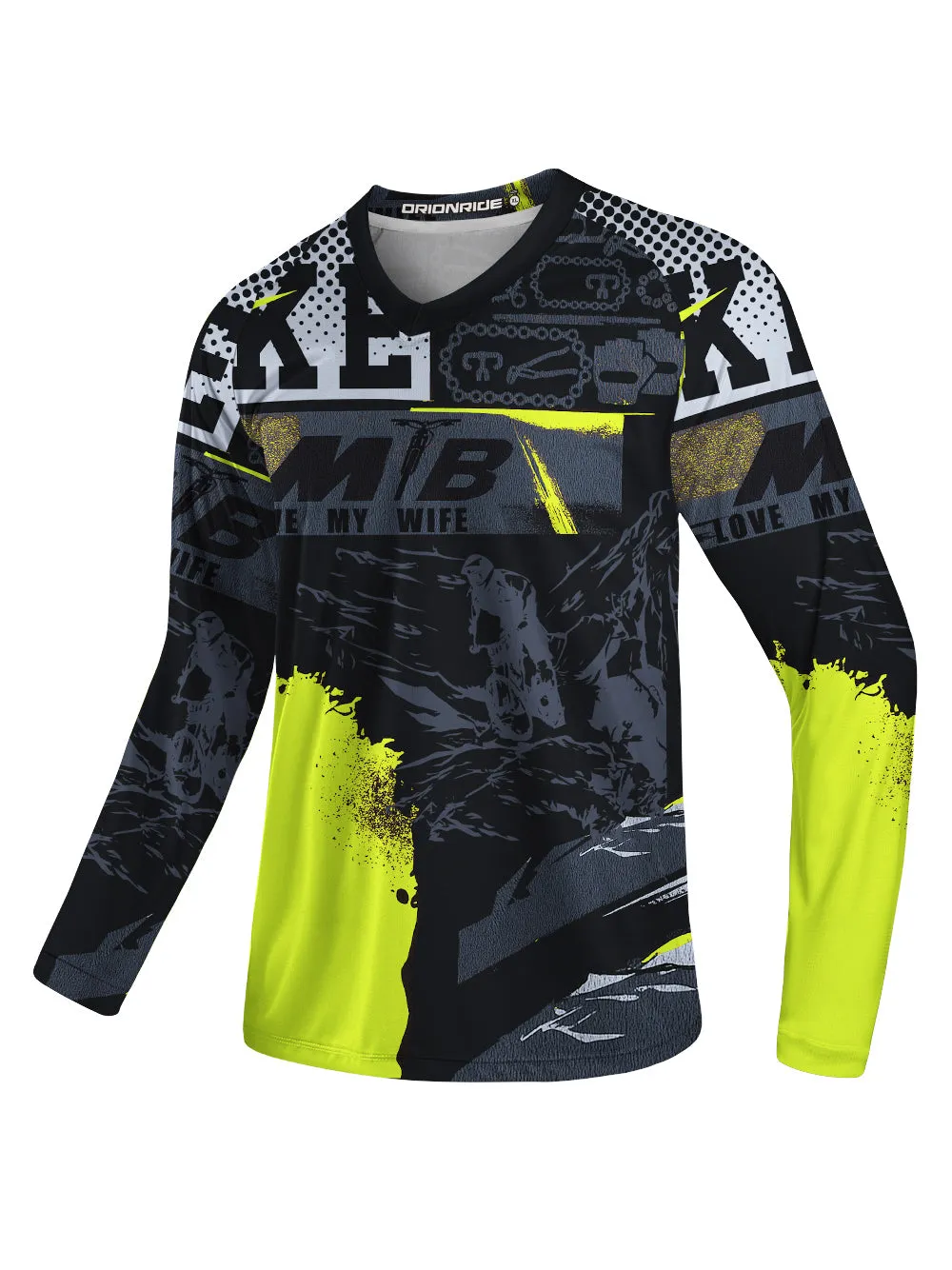 Orionride Determination To Ride Long Sleeve Downhill Jersey sold by Orionride product image thumbnail 2