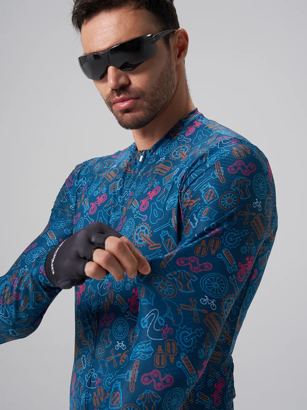 Orionride Weekend BBQ Long Sleeve Cycling Jersey sold by Orionride product image thumbnail 2