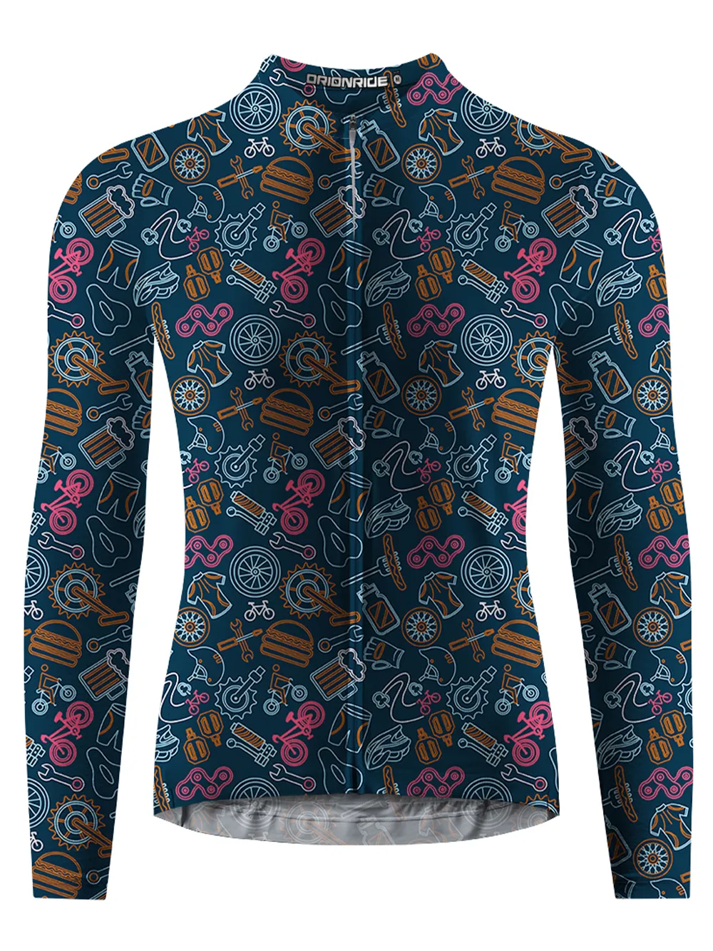 Orionride Weekend BBQ Long Sleeve Cycling Jersey sold by Orionride