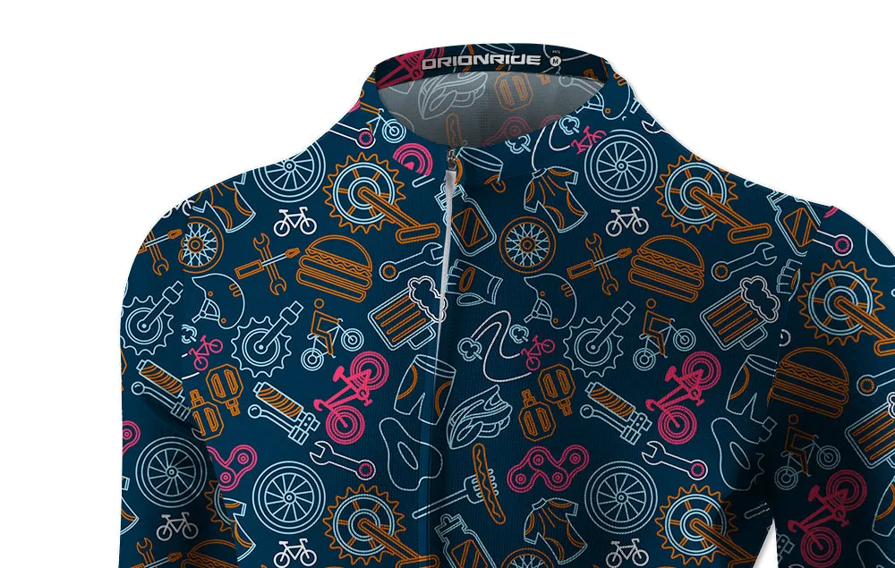 Orionride Weekend BBQ Long Sleeve Cycling Jersey sold by Orionride product image thumbnail 5