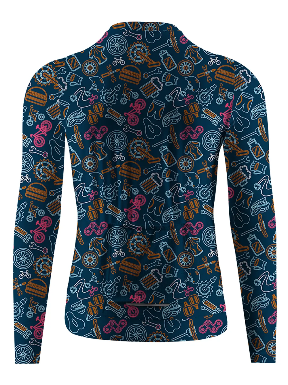 Orionride Weekend BBQ Long Sleeve Cycling Jersey sold by Orionride product image thumbnail 4