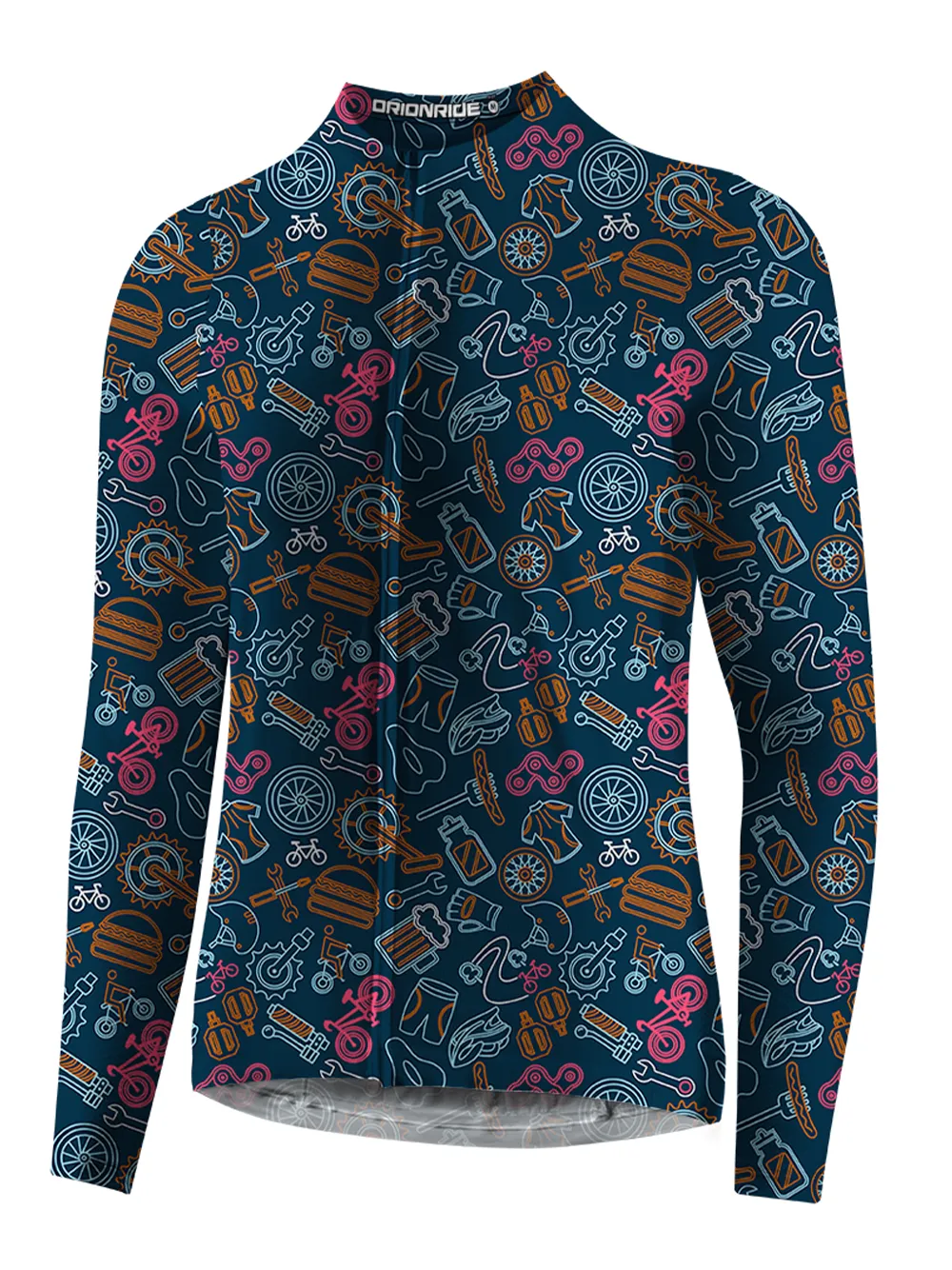 Orionride Weekend BBQ Long Sleeve Cycling Jersey sold by Orionride product image thumbnail 3