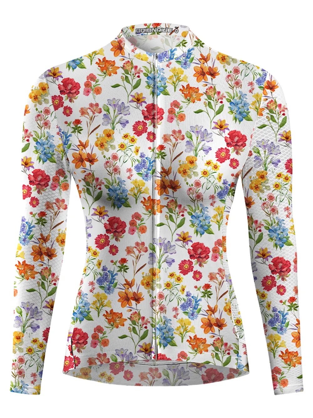 Orionride Sunshine Floral Women's Long Sleeve Cycling Jersey sold by Orionride