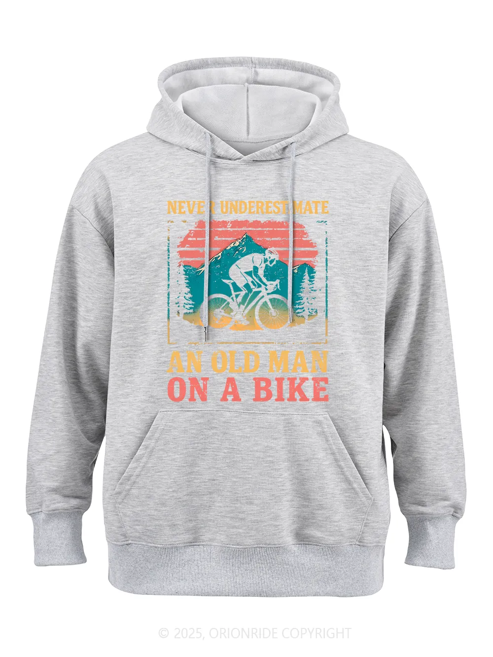 Orionride Old Man On A Bike Classic Hoodie sold by Orionride product image thumbnail 4