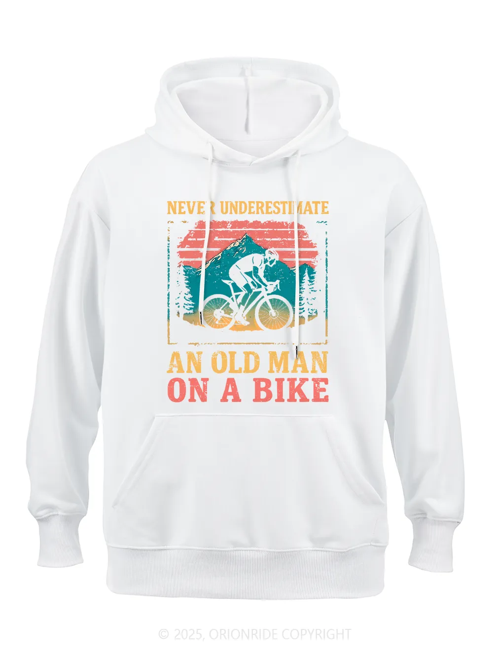 Orionride Old Man On A Bike Classic Hoodie sold by Orionride product image thumbnail 3