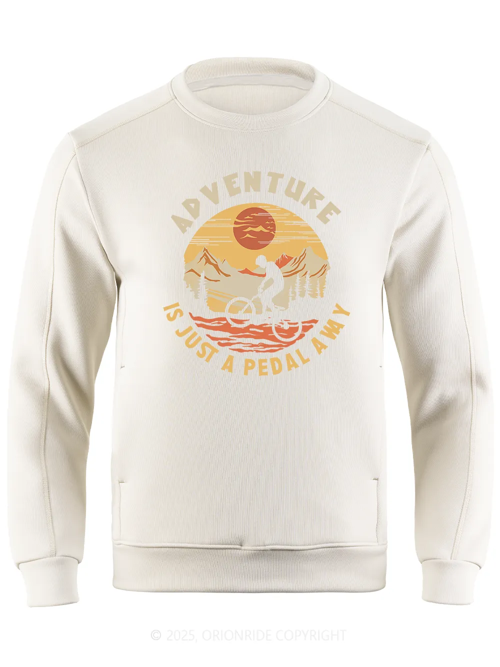 Orionride Sunset Ride Long Sleeve Bike Sweatshirt sold by Orionride product image thumbnail 5