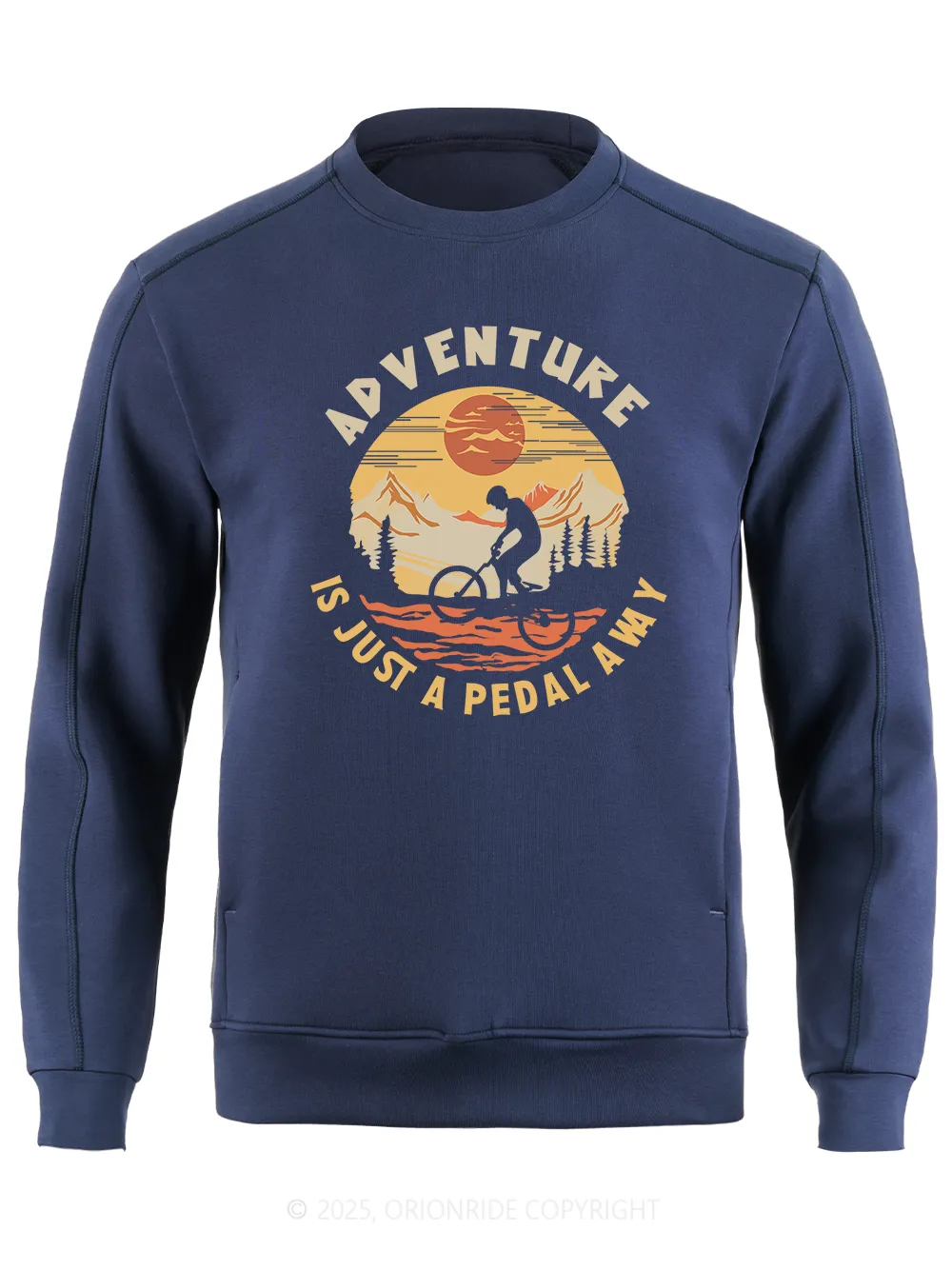 Orionride Sunset Ride Long Sleeve Bike Sweatshirt sold by Orionride
