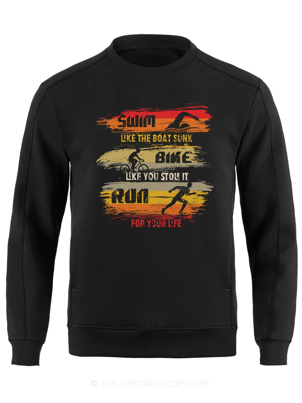 Orionride Triathlon Long Sleeve Bike Sweatshirt sold by Orionride