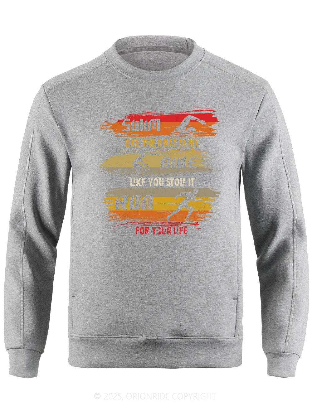 Orionride Triathlon Long Sleeve Bike Sweatshirt sold by Orionride product image thumbnail 2