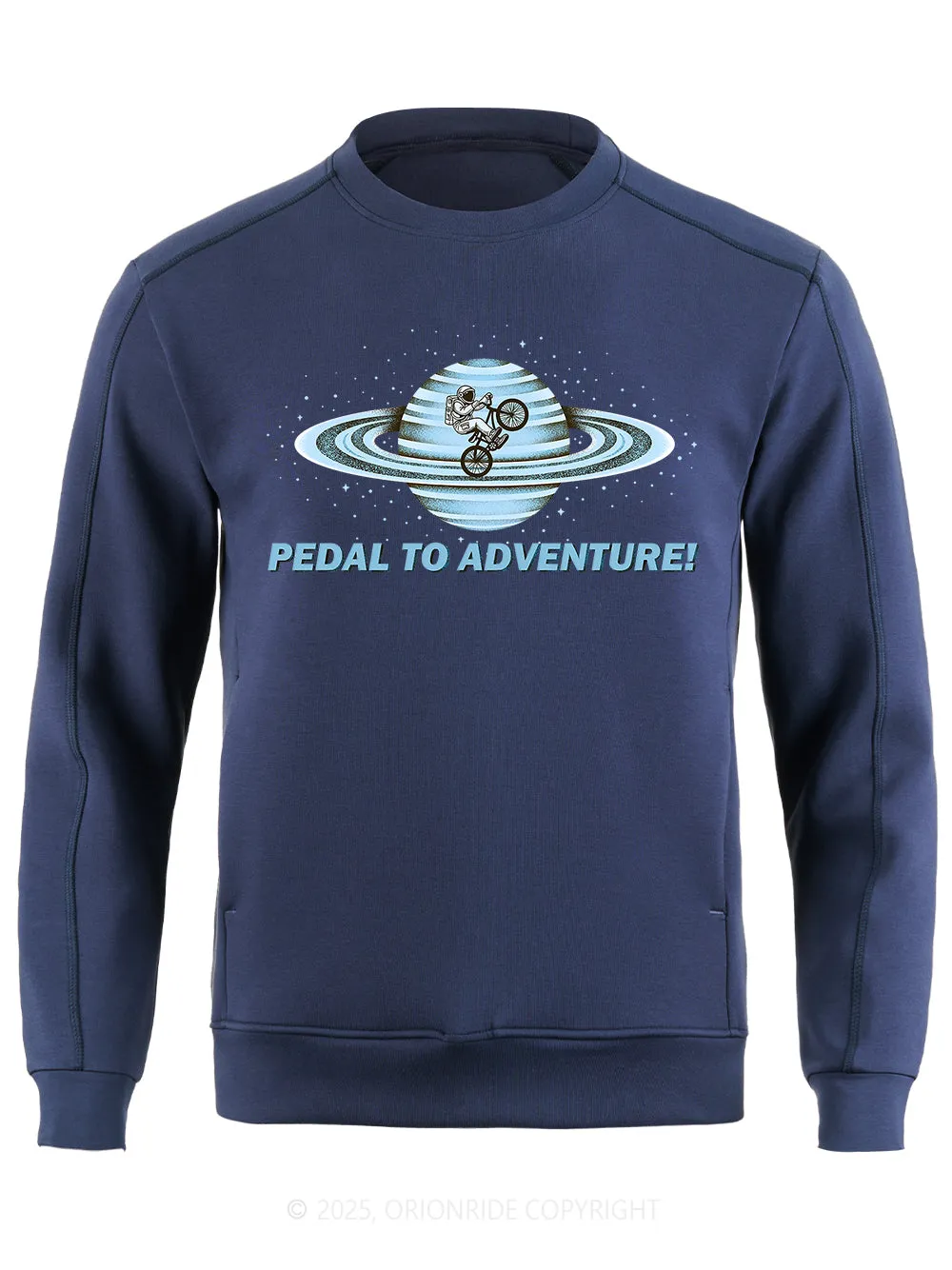 Orionride Space Cycling Long Sleeve Bike Sweatshirt sold by Orionride product image thumbnail 2