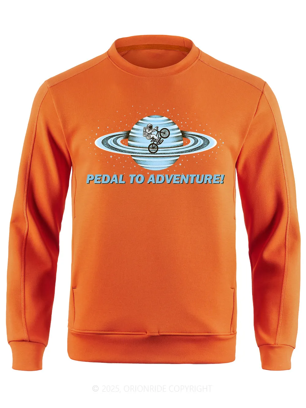 Orionride Space Cycling Long Sleeve Bike Sweatshirt sold by Orionride product image thumbnail 4