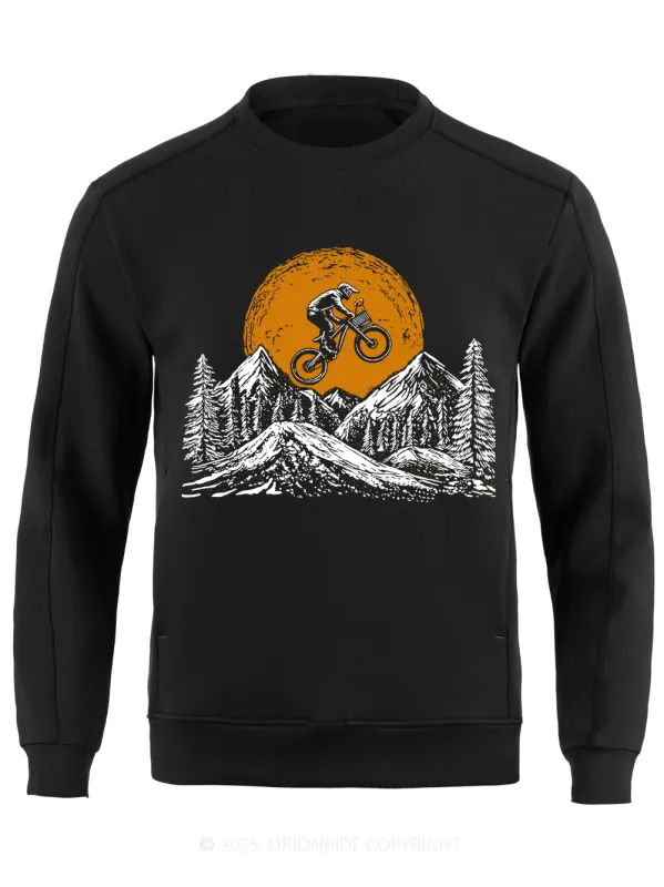 Orionride Mountain Bike With Dog Long Sleeves Bike Sweatshirts sold by Orionride