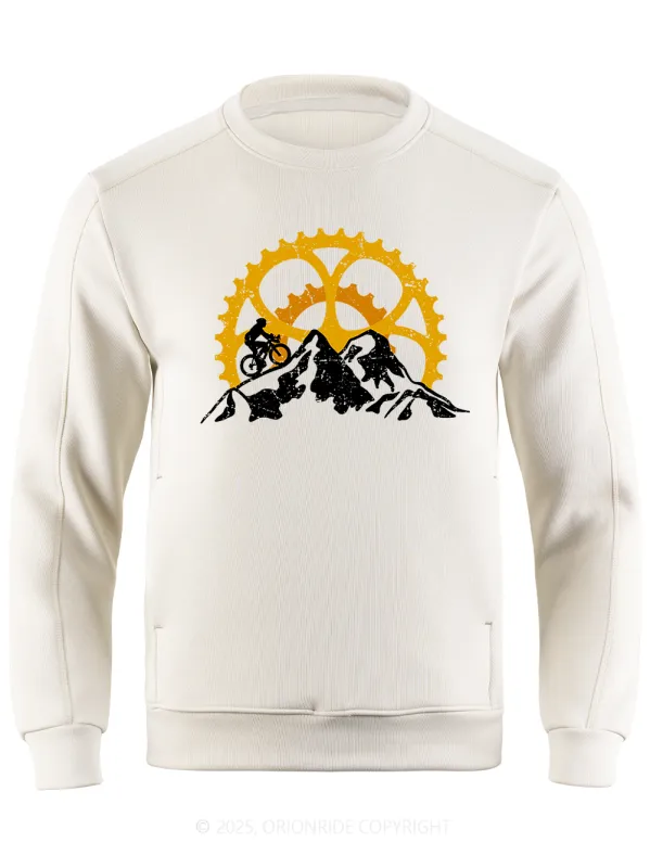 Orionride Gearwheal Long Sleeve Bike Sweatshirt sold by Orionride
