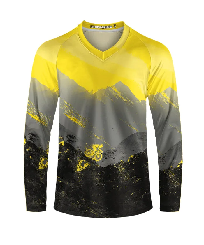 Orionride A Contest Of Speed Long Sleeve Downhill Jersey sold by Orionride product image thumbnail 2