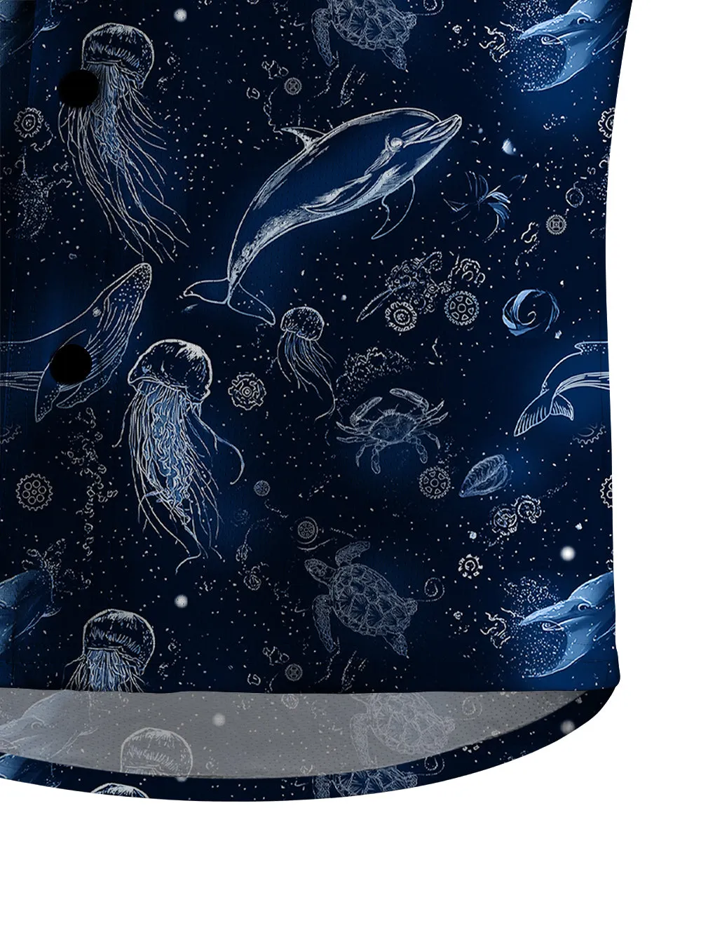 Orionride Secrets Of The Ocean Men's Stretchy Breathable Long Sleeve Gravel Shirt sold by Orionride product image thumbnail 4