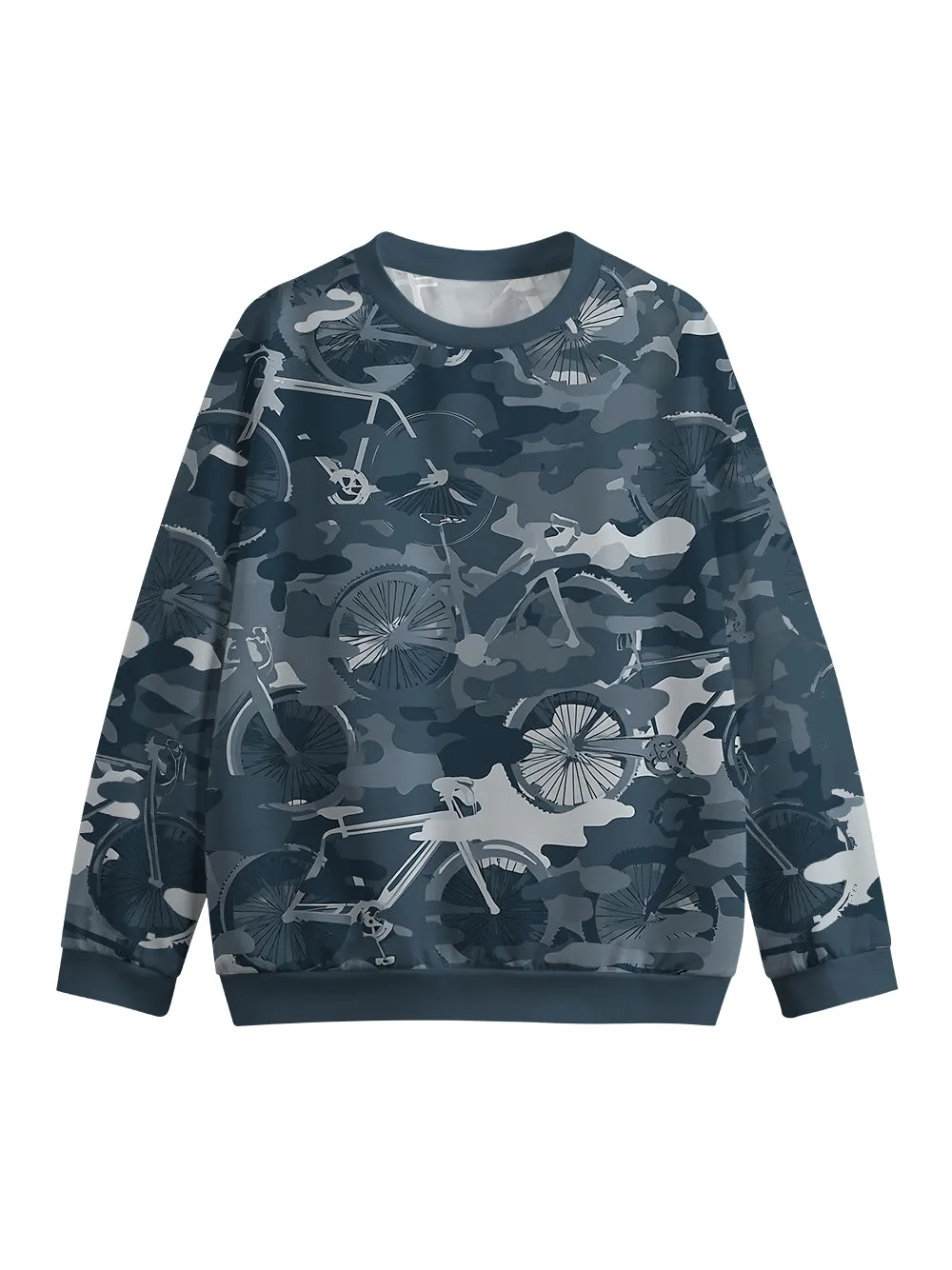 Orionride Camouflage Crew Neck Pullover Sweatshirt sold by Orionride product image thumbnail 2