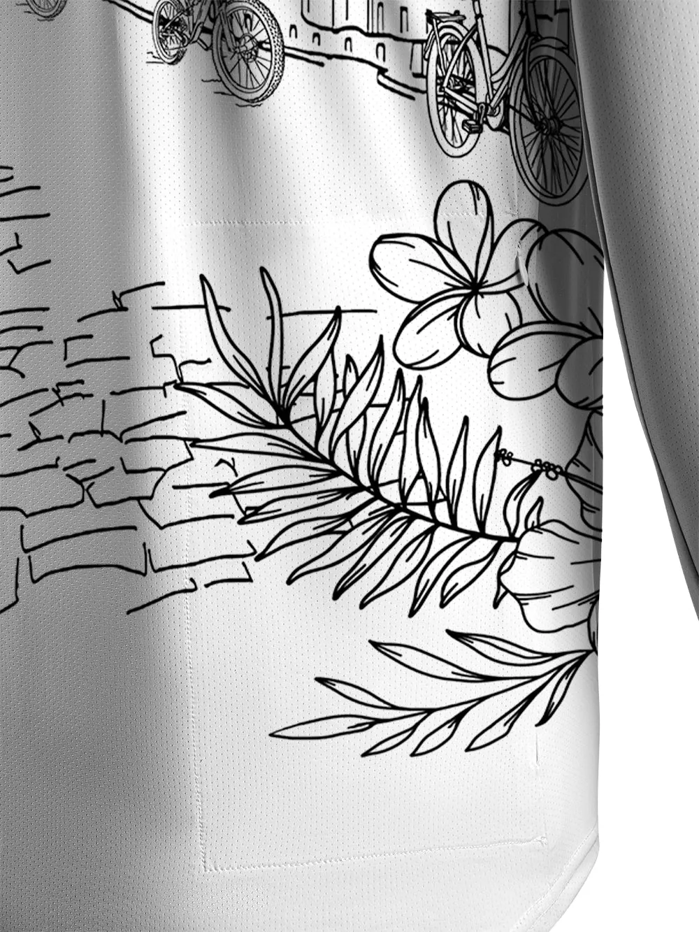 Orionride Bicycle Street Men's Stretchy Breathable Long Sleeve Gravel Shirt sold by Orionride product image thumbnail 5