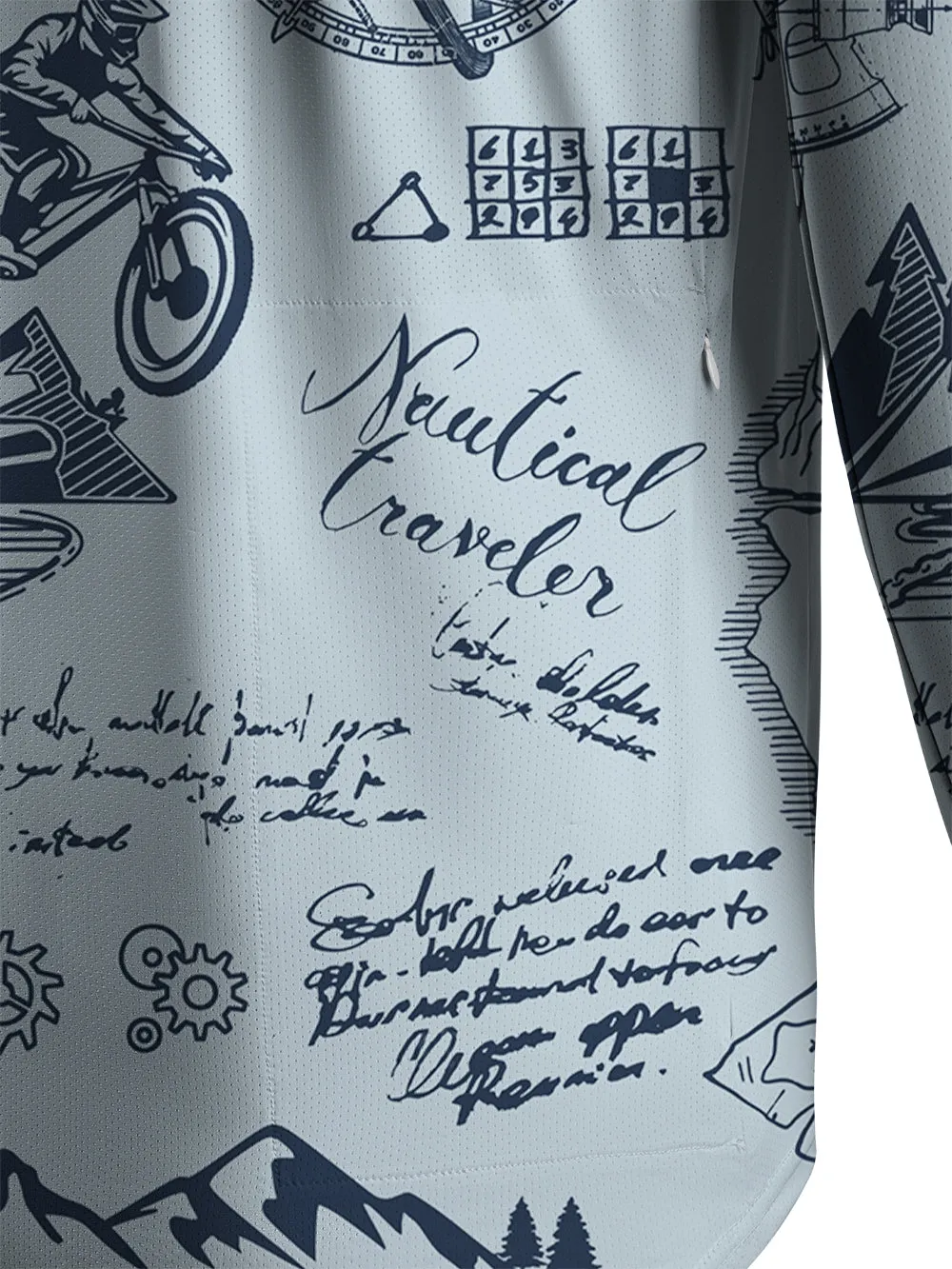 Orionride Go Travel Men's Stretchy Breathable Long Sleeve Gravel Shirt sold by Orionride product image thumbnail 5