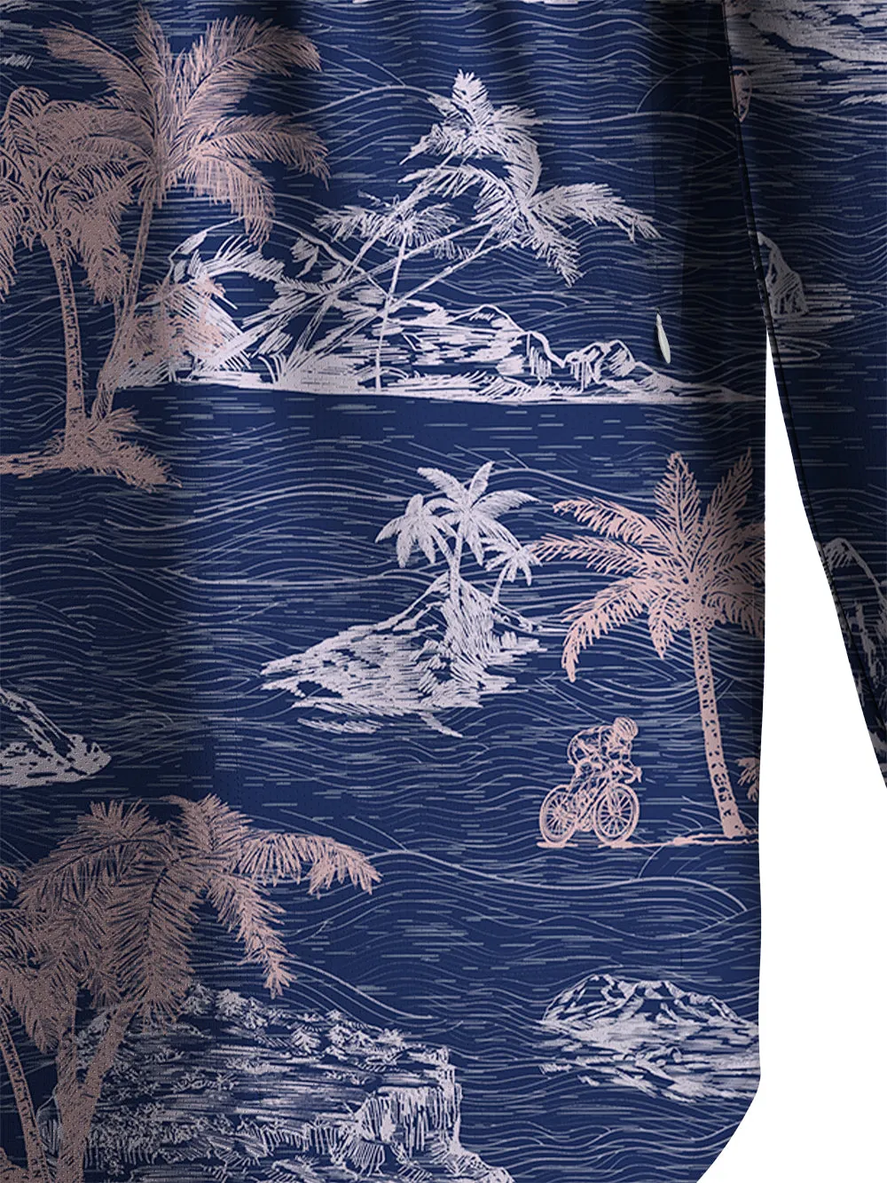 Orionride Secluded Island Men's Stretchy Breathable Long Sleeve Gravel Shirt sold by Orionride product image thumbnail 5