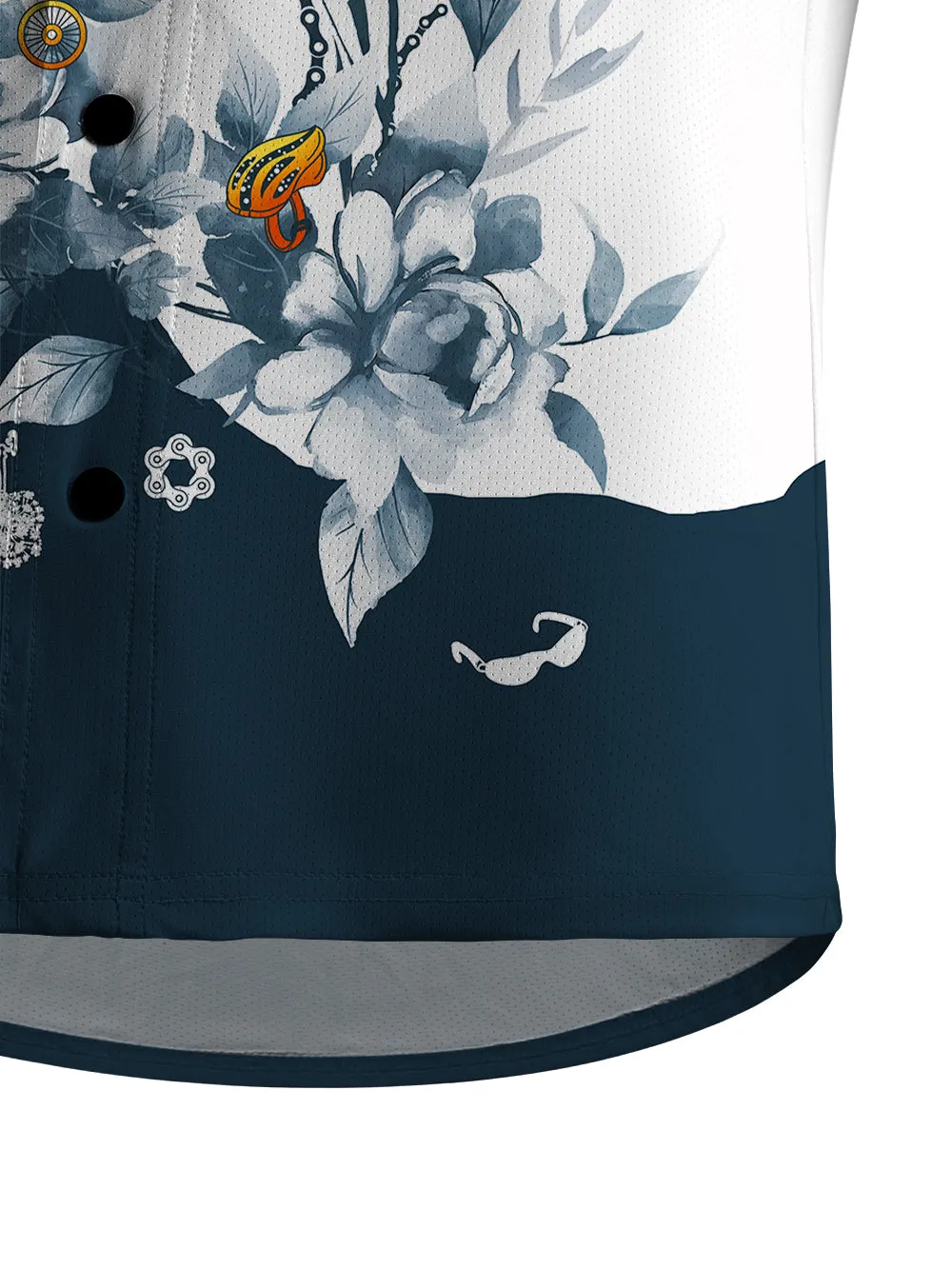 Orionride Ink Painting Men's Stretchy Breathable Long Sleeve Gravel Shirt sold by Orionride product image thumbnail 4