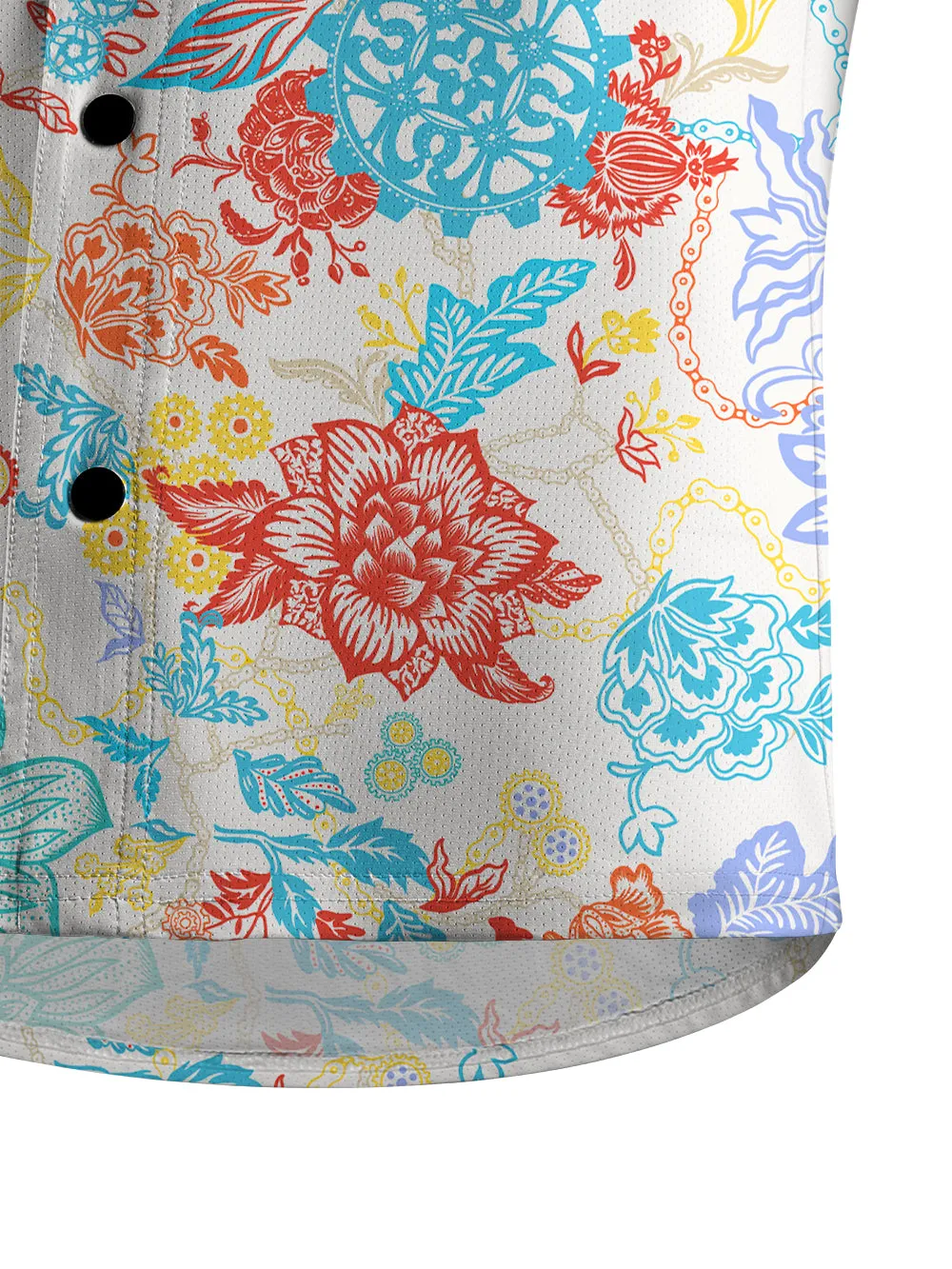 Orionride Tranquil Garden Men's Stretchy Breathable Long Sleeve Gravel Shirt sold by Orionride product image thumbnail 4