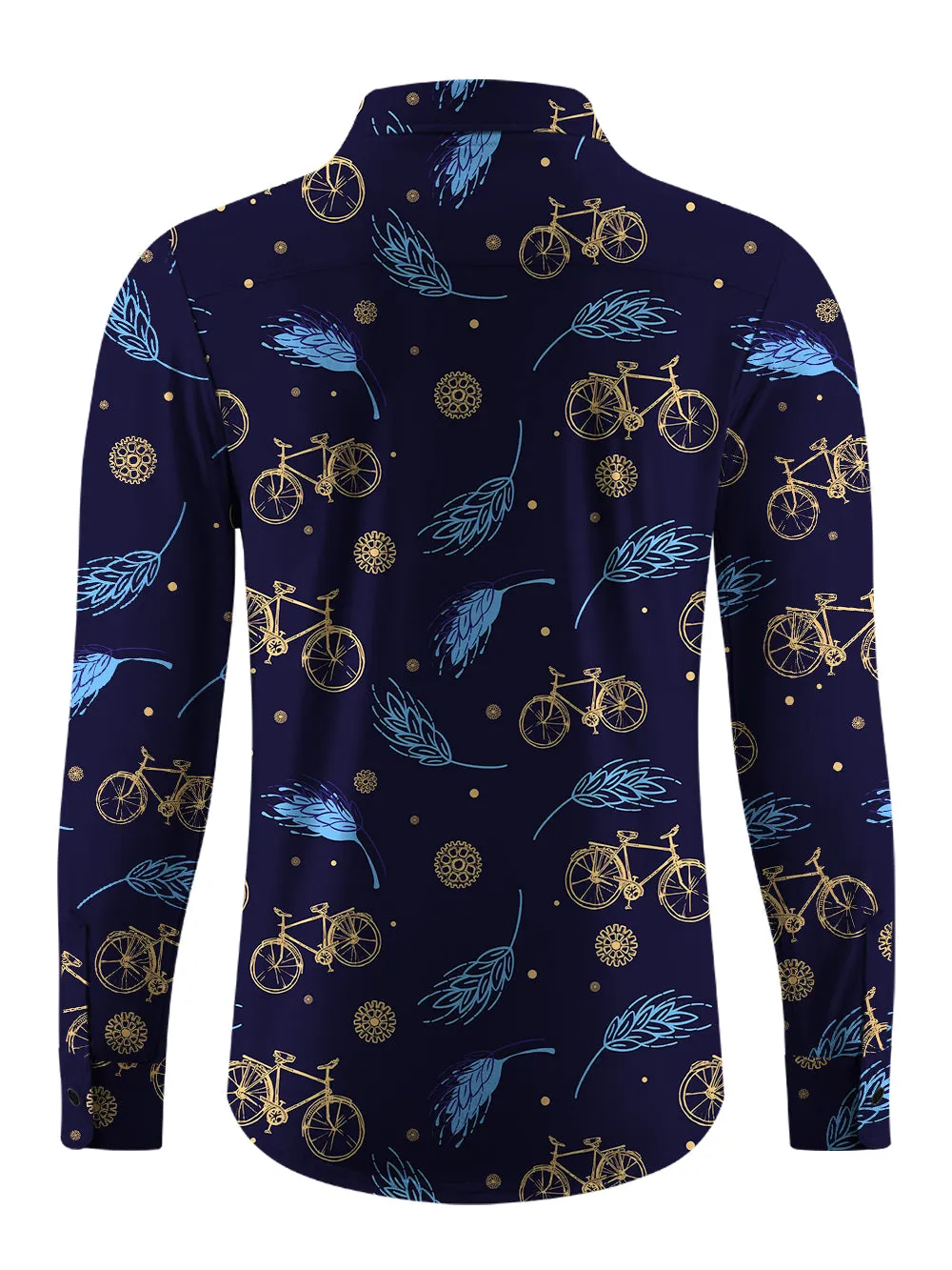 Orionride Wheat Ride Men's Stretchy Breathable Long Sleeve Gravel Shirt sold by Orionride product image thumbnail 3