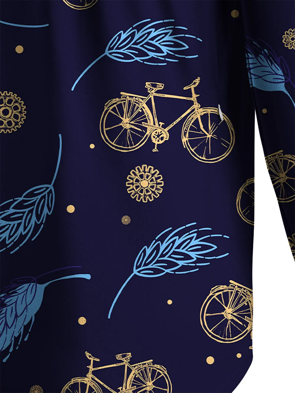 Orionride Wheat Ride Men's Stretchy Breathable Long Sleeve Gravel Shirt sold by Orionride product image thumbnail 5