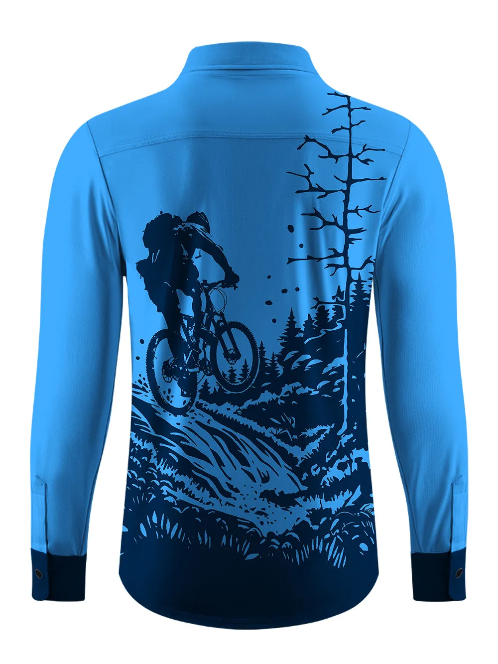 Orionride Wilderness Adventure Men's Stretchy Breathable Long Sleeve Gravel Shirt sold by Orionride product image thumbnail 3