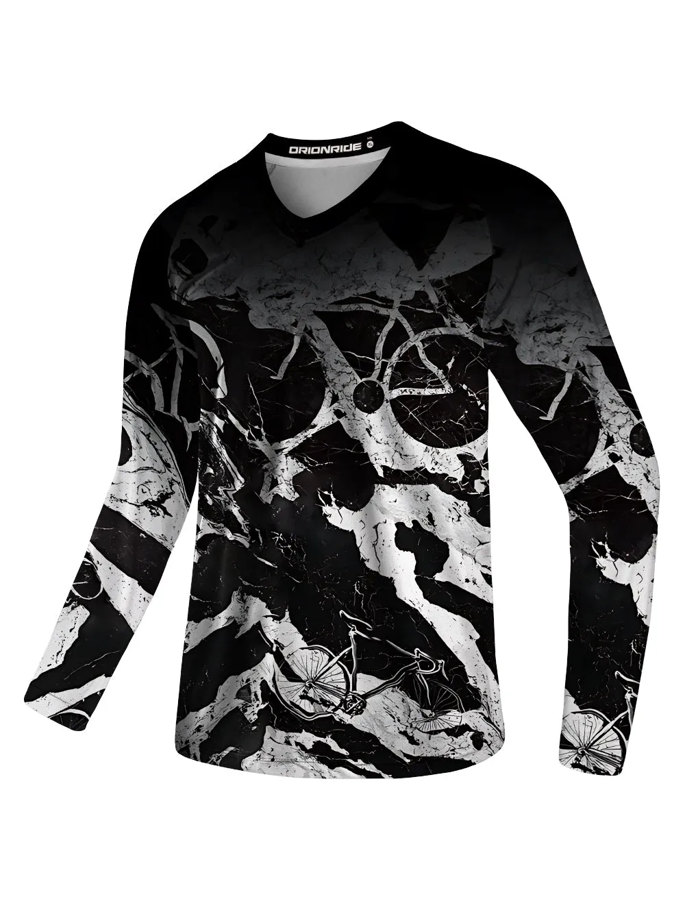 Orionride Abstract Bicycle Long Sleeve Downhill Jersey sold by Orionride