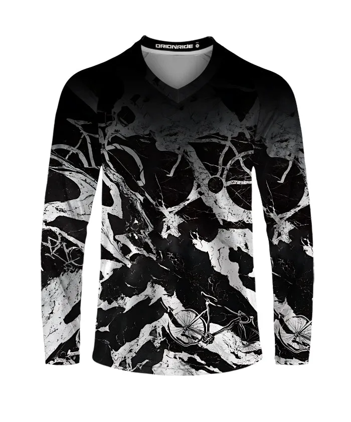 Orionride Abstract Bicycle Long Sleeve Downhill Jersey sold by Orionride product image thumbnail 2