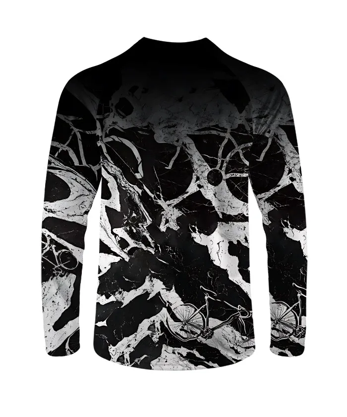 Orionride Abstract Bicycle Long Sleeve Downhill Jersey sold by Orionride product image thumbnail 3