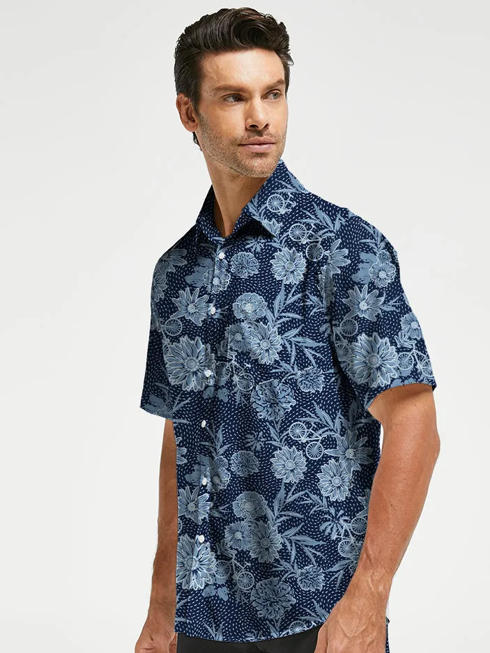 Orionride Flower Room Zipper Pockets Ultra Lightweight Short Sleeves Gravel Shirt sold by Orionride product image thumbnail 2