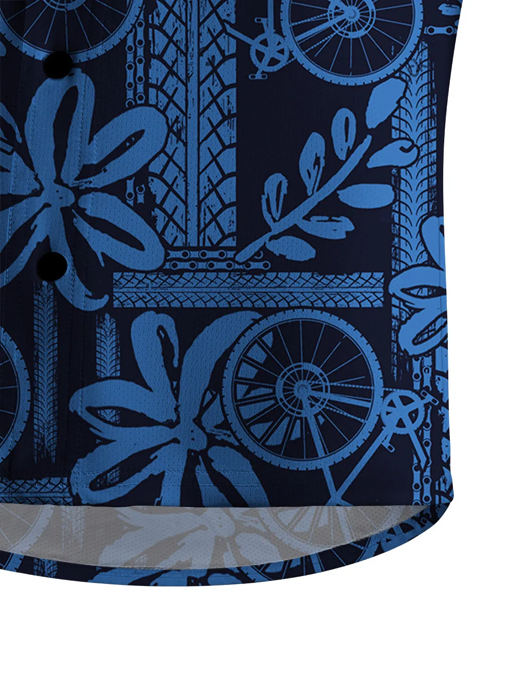 Orionride Wheel Marks Men's Stretchy Breathable Long Sleeve Gravel Shirt sold by Orionride product image thumbnail 4