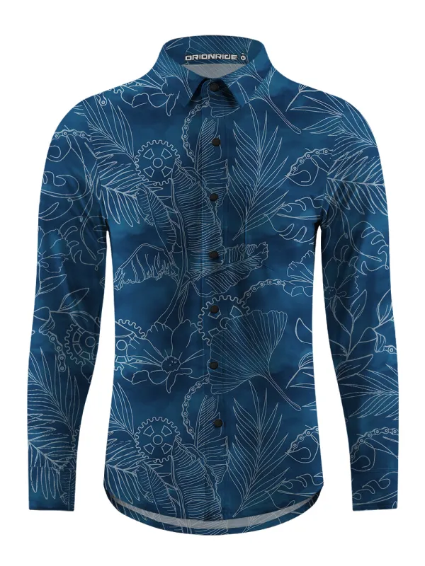 Orionride Line Gear Men's Stretchy Breathable Long Sleeve Gravel Shirt sold by Orionride