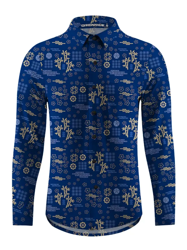 Orionride Bamboo Gear Men's Stretchy Breathable Long Sleeve Gravel Shirt sold by Orionride