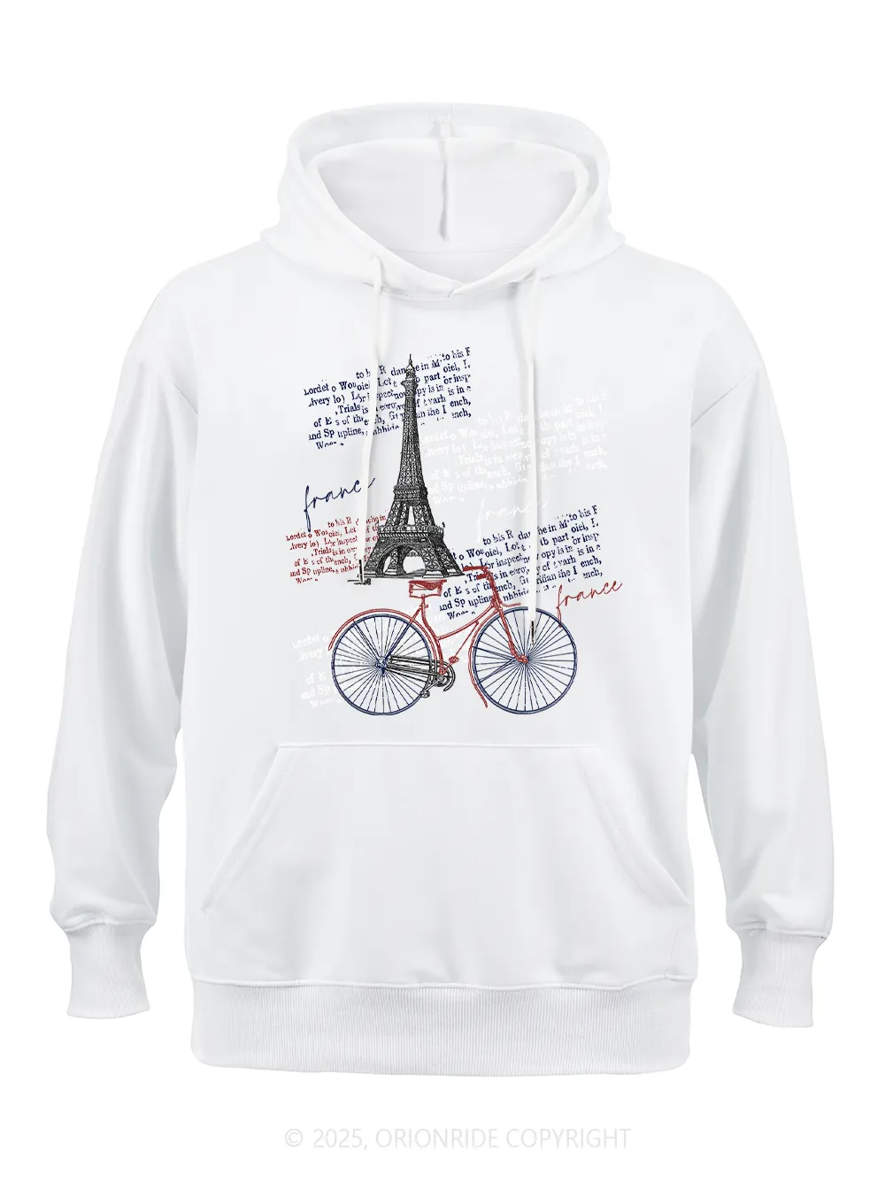 Orionride Tour Around The Eiffel Tower Classic Hoodie sold by Orionride product image thumbnail 2