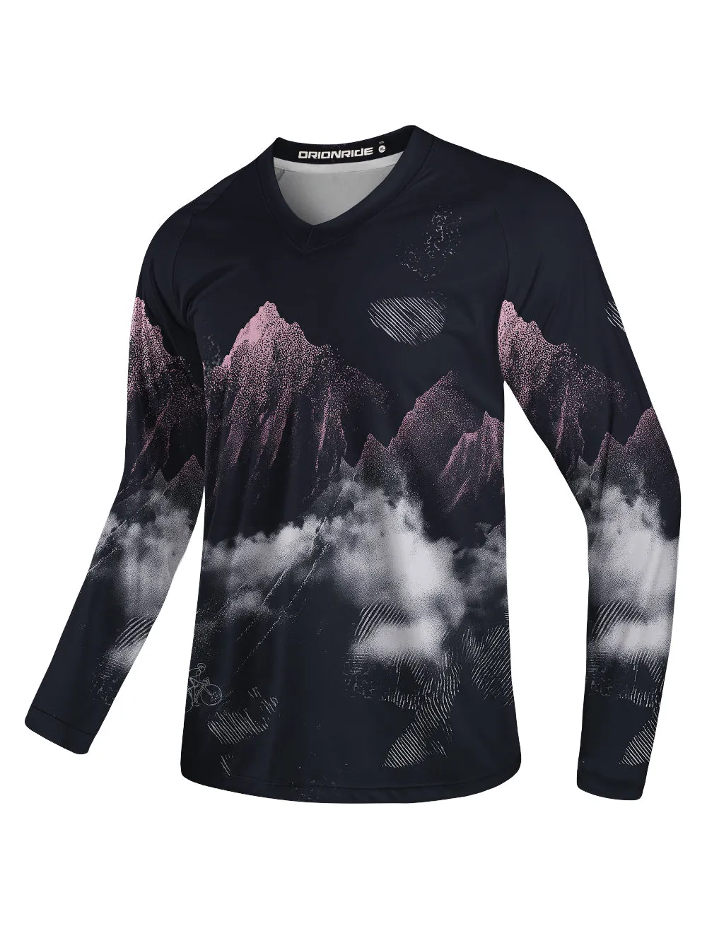 Orionride Mysterious Mountain Long Sleeve Downhill Jersey sold by Orionride