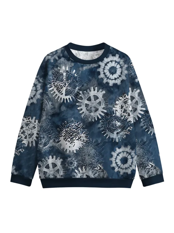 Orionride Ink Gear Crew Neck Pullover Sweatshirt sold by Orionride